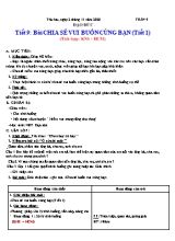 Giáo án Đạo đức Lớp 3 - Tiết 9 Chia sẻ vui buồn cùng bạn - Năm học 2020-2021